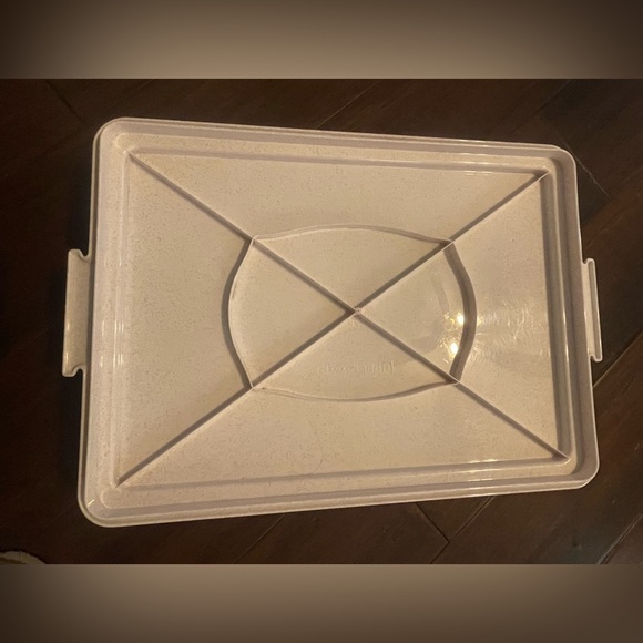 Vintage Tupperware Rectangle Cake Holder Carrier Harvest Gold (No Handle… - Picture 1 of 7